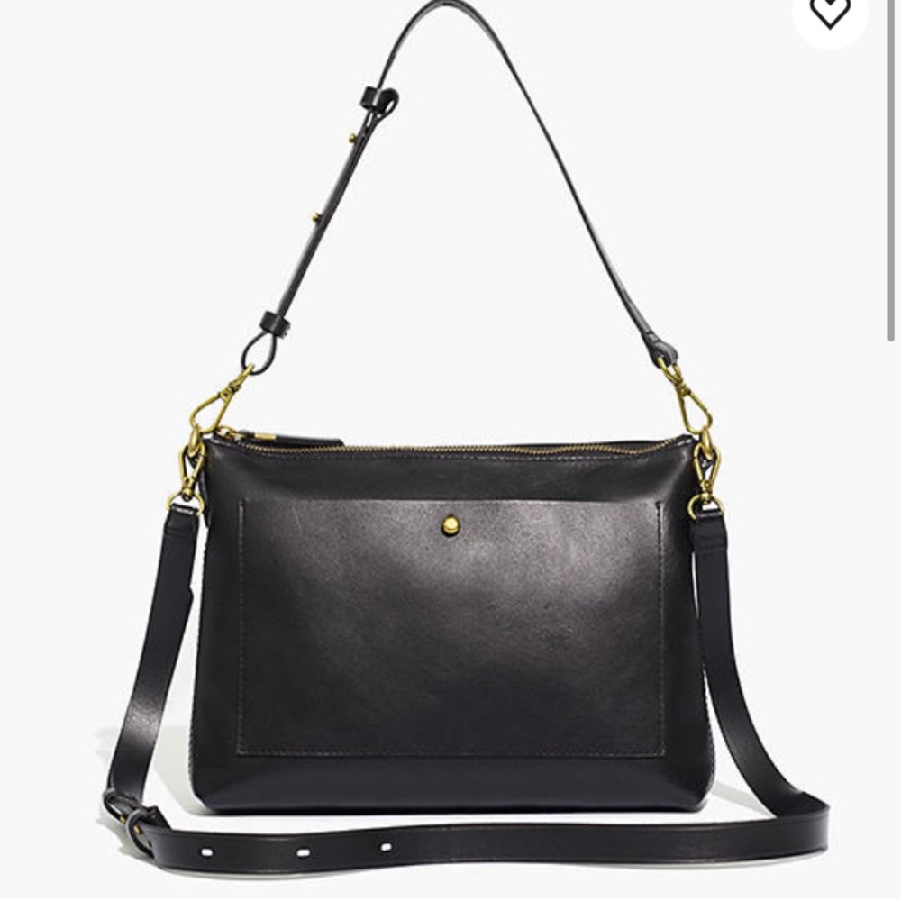 Madewell Black The Transport Shoulder Crossbody Bag